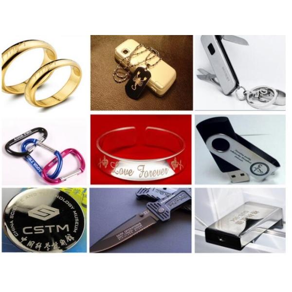 20W 30W Desktop Fiber Laser Marking Machine High Precision For PAD Industry