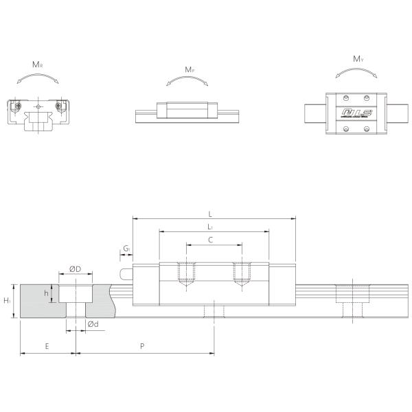 ULS Stainless Steel Miniature Linear Guide Rail FBSS 09nn 9mm