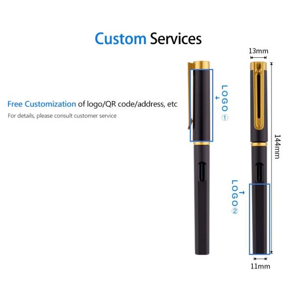 Multi Color Plastic Creative Gel Ink Pen Metallic Painting Advertising Signature Pen