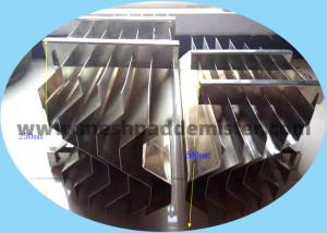 China Tack Weld Frame 316L Chevron Plate Demister Mist Eliminator wholesale