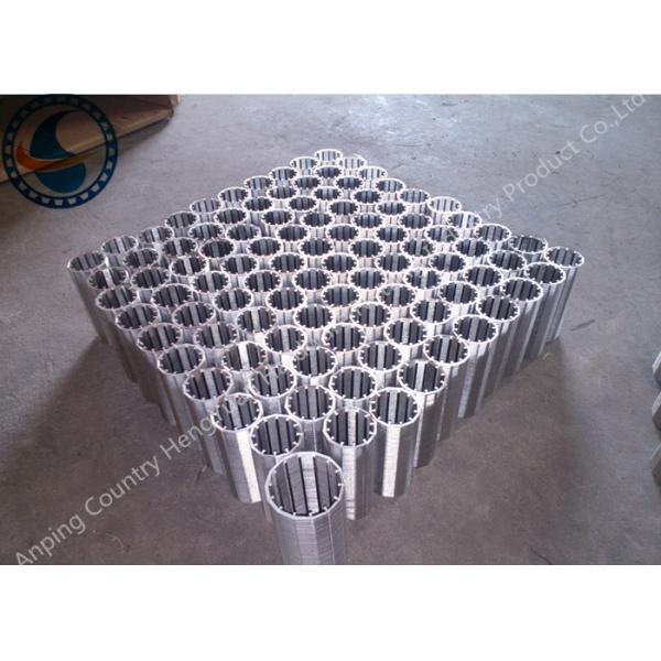 Cylindrical Wedge Wire Screen Pipe With High Filtration Precision