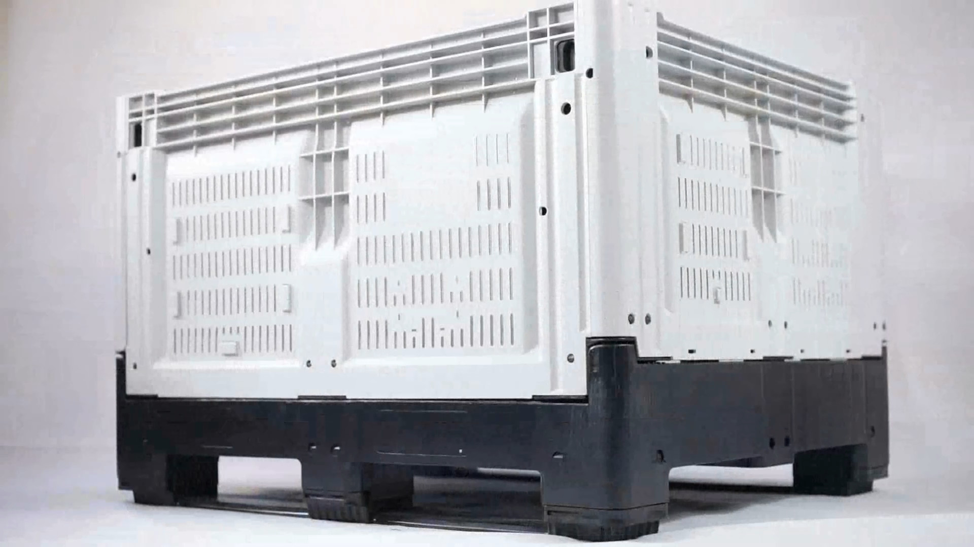 China foldable pallet storage containers large plastic warehouse pallet box wholesale