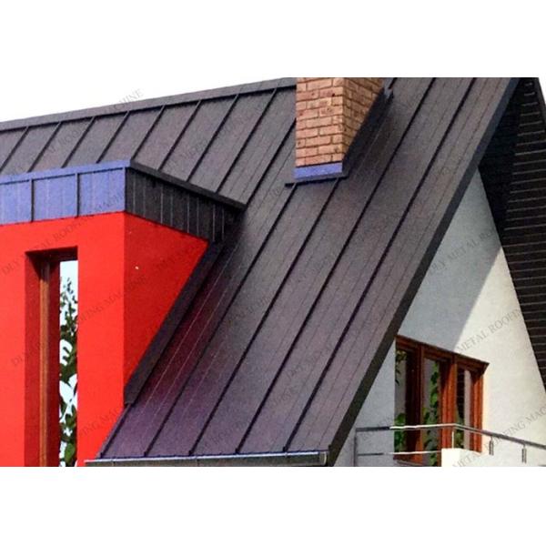 Automatic 480V Snap Lock Metal Roofing Machine 4.5T Standing Seam Roofing Machine