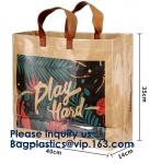 Biodegradable Promotional BAGEASE Three-Layer Hand Bag PVC Tote Waterproof Craft