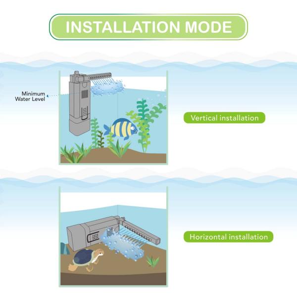 7W Fish Tank Water Filter