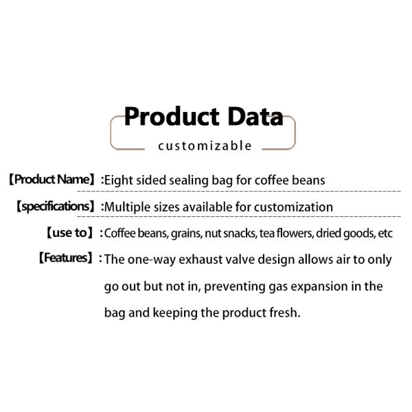 Durable 8-Side Gusseted Stand-Up Pouch With Transparent Window For Product Visibility