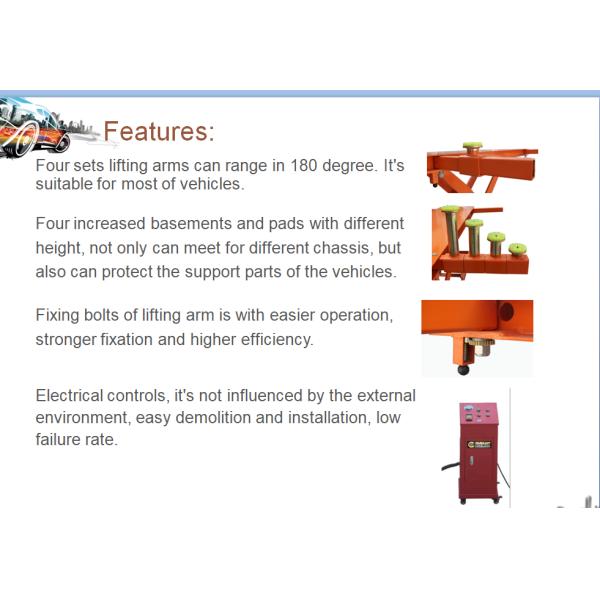 3000kg car scissor lift installed in Spray Booth