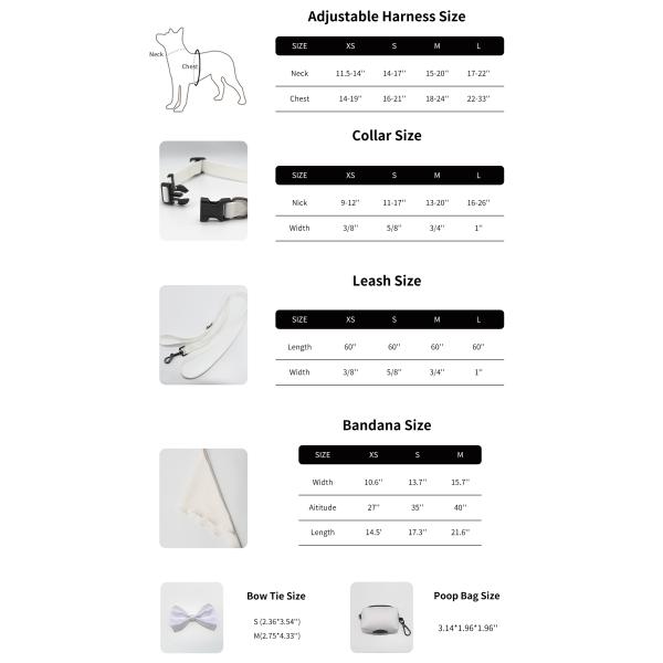 Personalized Custom Dog Cat Harness Sets Adjustable No Pull Luxury Designer Collar and Leash Set with Custom Colors