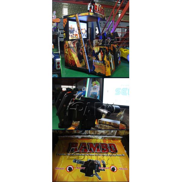 Arcade Gatling Gun Simulator Video Game Machine For 1-2 Players