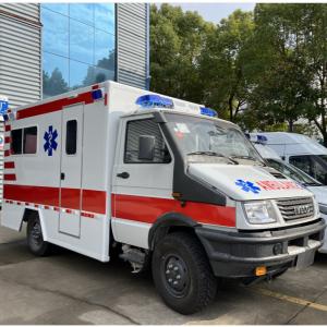 China Professional Emergency Ambulance Car 4x4 Drive Type EURO 5 Iveco Ambulance on sale