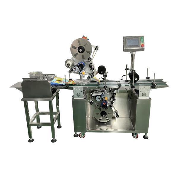 60HZ Cosmetic Box Top And Bottom Labeling Machine Sticker Labeler
