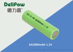 2800mAh 1.2 V Nimh Rechargeable Batteries , Rechargeable Nimh Batteries AA OEM