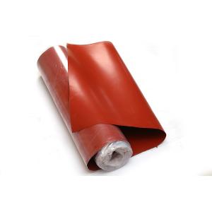 Buy cheap Insulation Silicone Coated Fiberglass Cloth Fire Resistant Silicone Rubber Sheet from wholesalers