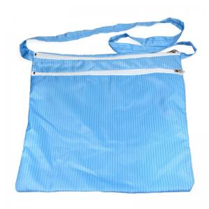 China Workwear Cleanroom ESD Clean Room Polyester Bag ESD Ziplock Fabric Bag esd Bags Anti-static Bag wholesale