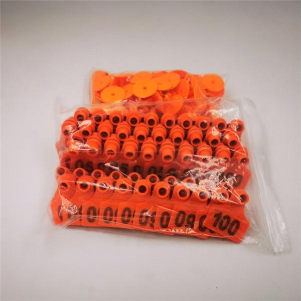 Barcode Cow Number Tags 100mm Cow Tag Numbering System
