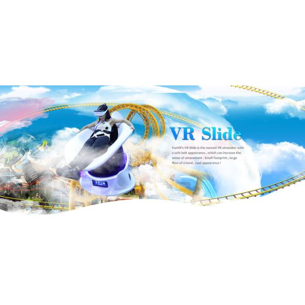 Crazy 9D Virtual Reality Simulator Thrilling Experience VR Slide 120kg