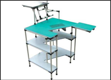 Aluminum Alloy Light Pipe Workbench 120kg Loading Movable convenient