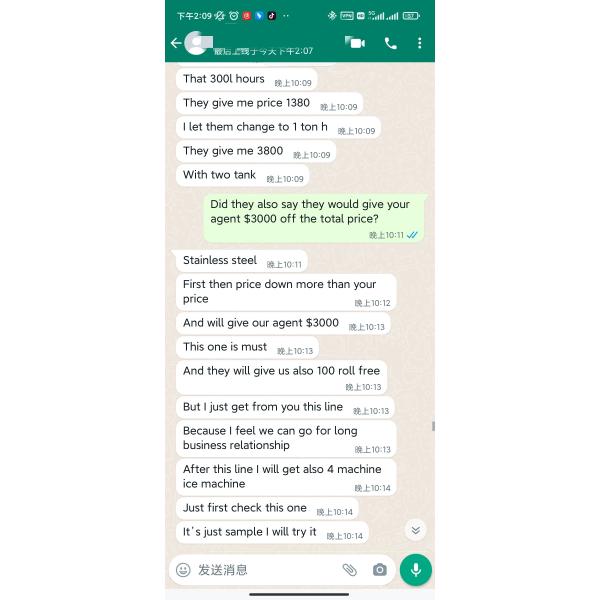 9T/24h Industrial Ice Cube Machine Automatic Commercial Ice Machine For Home / Restaurant / Shop / Drinking / Bar