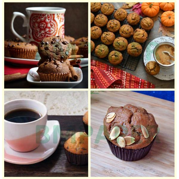 40gsm 80gsm Coffee Color Food Grade Baking Paper For Muffin Cup 70 x 100cm