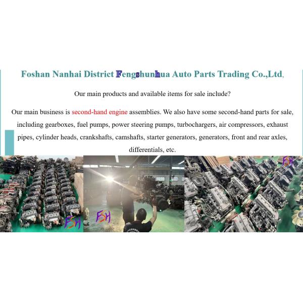 Mitsubishi 6D17T Inline Six-Cylinder, Used Diesel Engine In Stock, Ensuring Worry-Free Freight Transportation