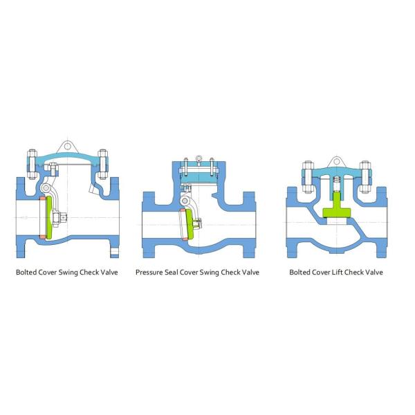 10" Rf Flanged Swing Check Valve BS 1868 API6D 1500Lb