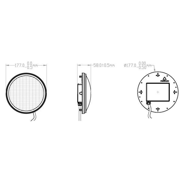Color Change Waterproof Led Pool Light External Control Low Voltage ABS IP68