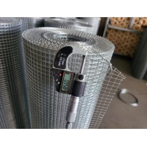 China Galvanized Welded Wire Mesh Roll 2x2cm 5m Silver Corrosion Resistant wholesale