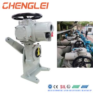 Multi-Flange Bluetooth Connection CE Certified Quarter Turn Electric Valve