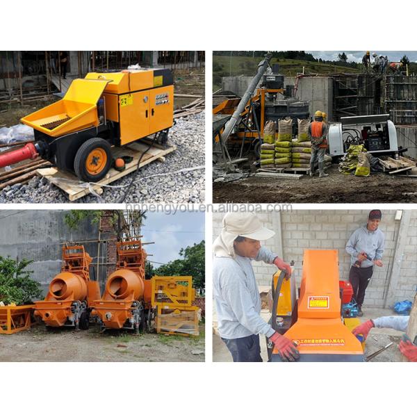 High Efficiency Mini diesel Concrete Pump Diesel Concrete Trailer Pump with Remote Concrete Pump Construction Machinery