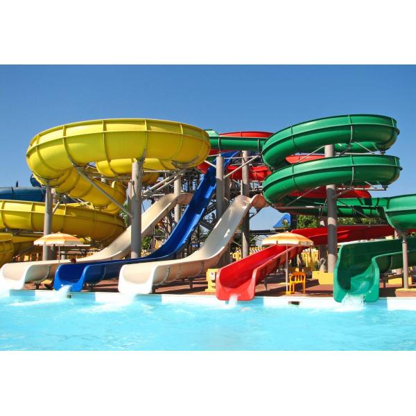 18.5Kw 3m Width Water Park Slide Amusement Theme Park Facilities Games