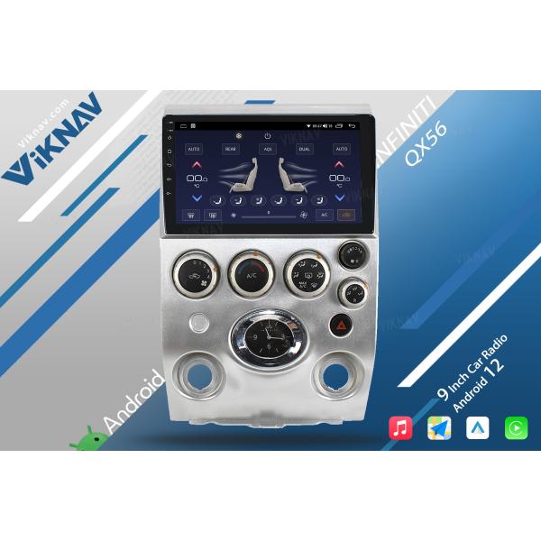 Infiniti QX56 2003-2010 9 Inch Infiniti Head Unit Aftermarket Bluetooth Radio Touchscreen