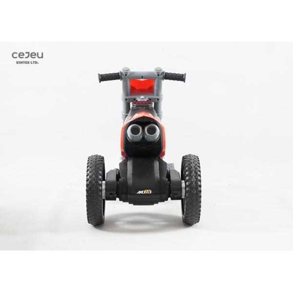 2.5km/H 6 Volt Kids Riding Motorcycles 3 In 1 With 2 Motors