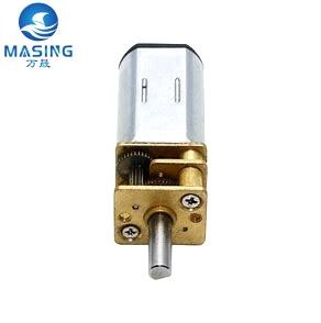 Low RPM 12mm N20 High Torque Mirco Brushed Geared Motor 2.4V 5V 6V 12V Mini DC Motor for Electric Vehicle