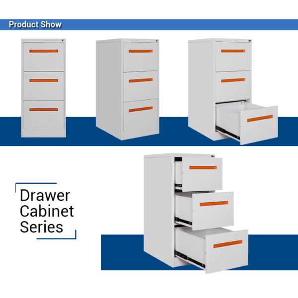 Three Drawer BV 620mm Depth Drawer Filing Cabinet