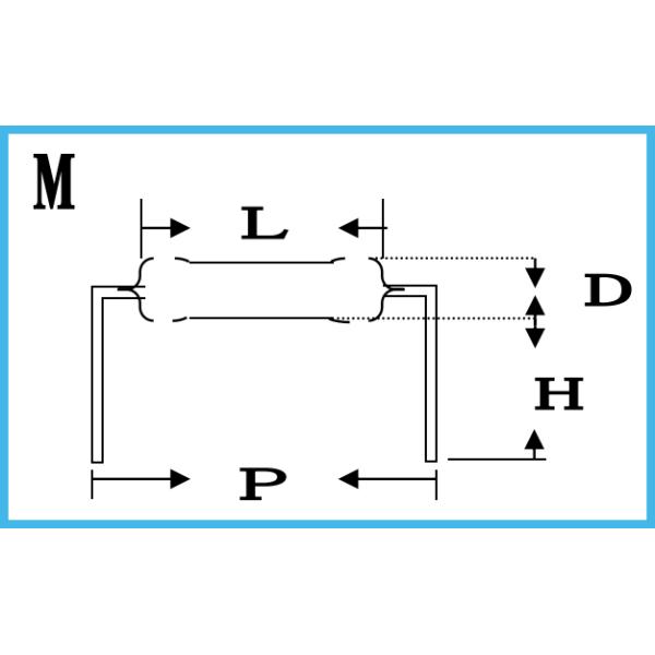 10M Ohm 0.125W Cylindrical Resistor Khaki 155C Carbon Film Resistor