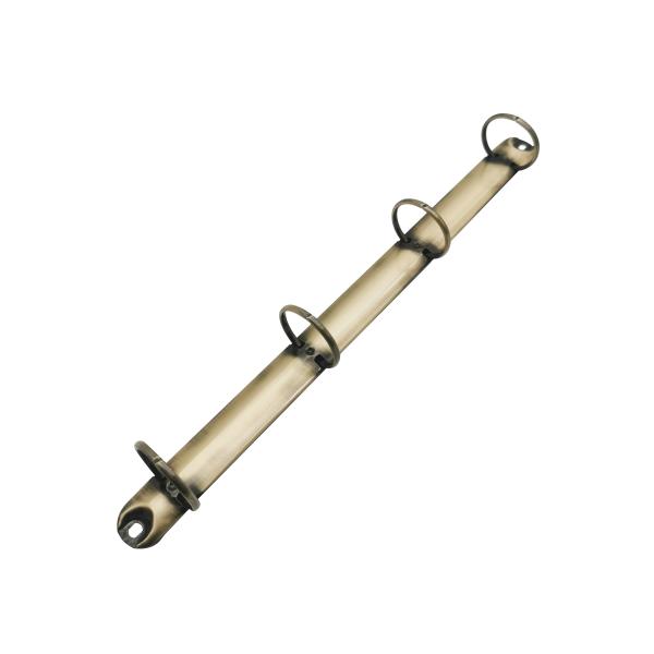 1.2 Inch Ring Binder Fasteners O Shape 4 Ring Binder Mechanism Gold