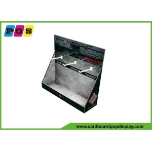Eye Catching Corrugated Counter Display Boxes With 4" Plastic Pegs CDU064