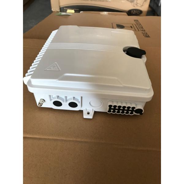 White ABS Plastic IP65 1x8 FTTH PLC Splitter 12 Core