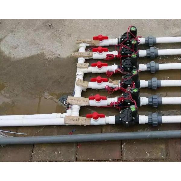 Nylon 1 inch Plastic Irrigation 9v Water Control Valves DC Latching
