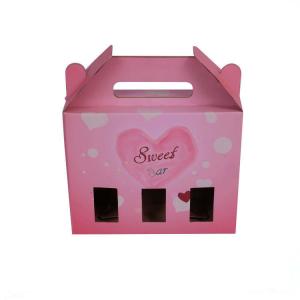 China Auto Closed Gift Paper Box Packaging , Corrugated Paperboard Case with Window on sale