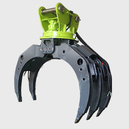 China Excavator Log Grab Excavator Attachment Wooden Grapple 360 Degree Rotation wholesale