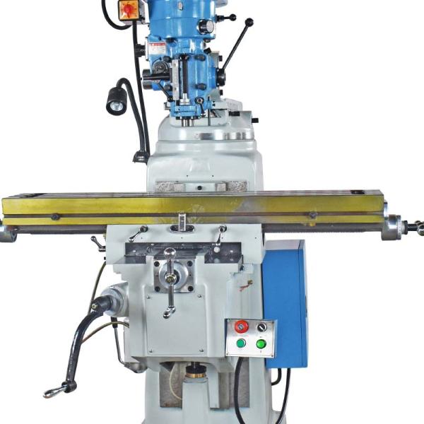 R8 Or NT30 Or NT40 Spindle Vertical Turret Milling Machine 1270*254mm Table