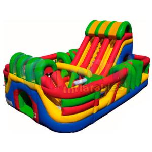 Multi Adult Jumping Inflatable Amusement Park Bouncy Castle Slide