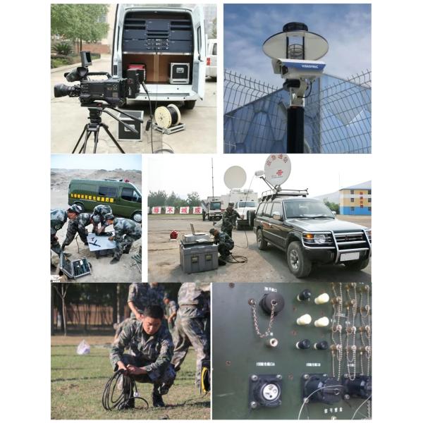 Portable Retractable Fiber Optic Cable Reel With Length 100M 200M 500M Armored Tactical Fiber Optic Patch Cord