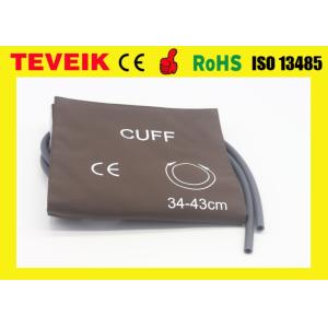 China Factory Supplier M1575A PU Material 34cm-43cm Blood Pressure Cuff for Large Adult ,Single hose NIBP Cuff wholesale