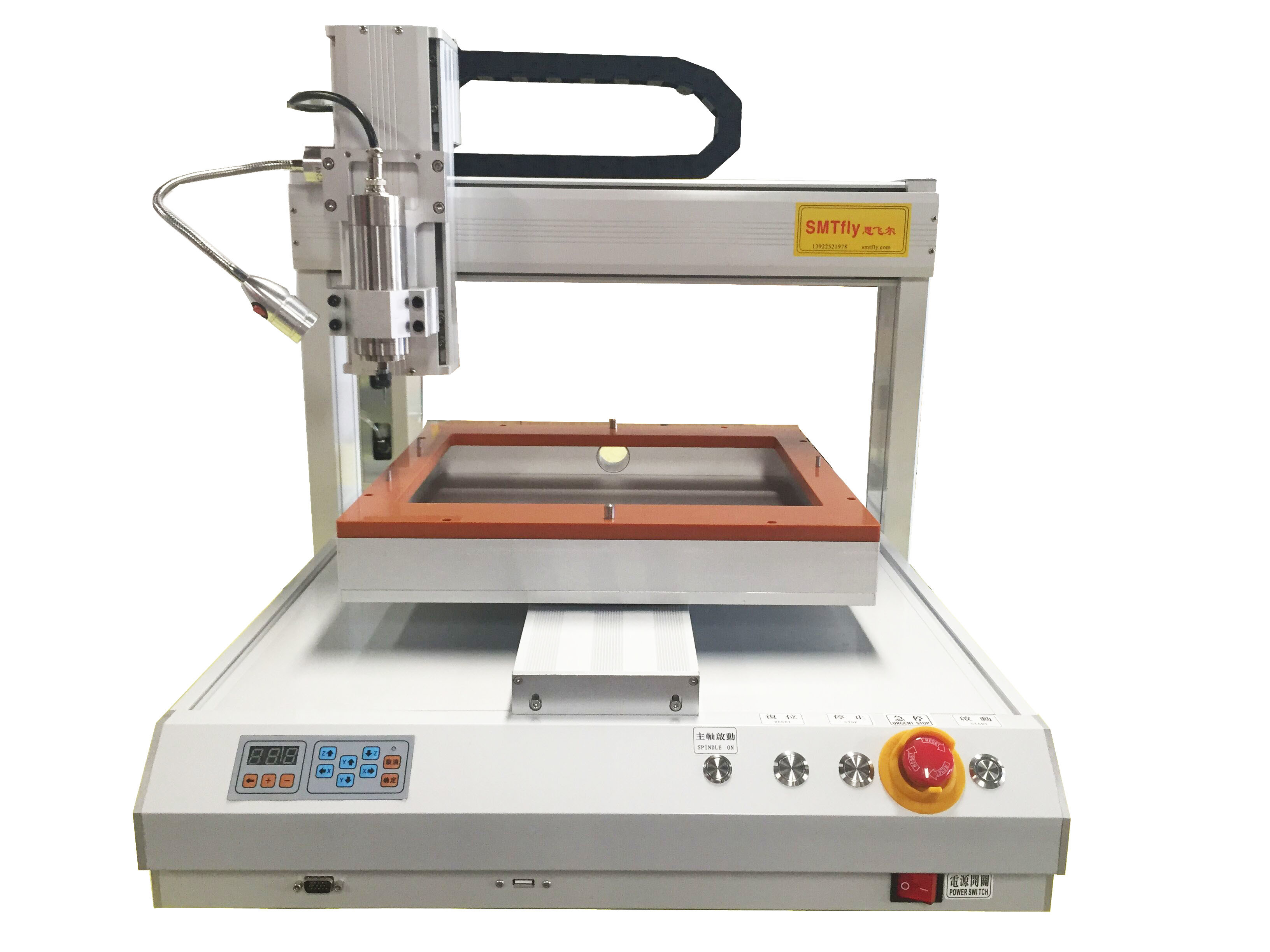 Quality PCB Router Machine Spindle Desktop 400mm X 400mm Working Area 0.6-3.5mm for sale