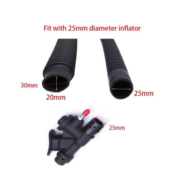 Compatible Flexible Spiral Hose Diving Sidemount BCD Corrugated Hose Air Way