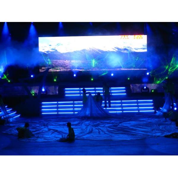 Curved Mobile LED Backdrop Screen Rental , P4.81 LED Video Display Panel 5V 40A Panel Power