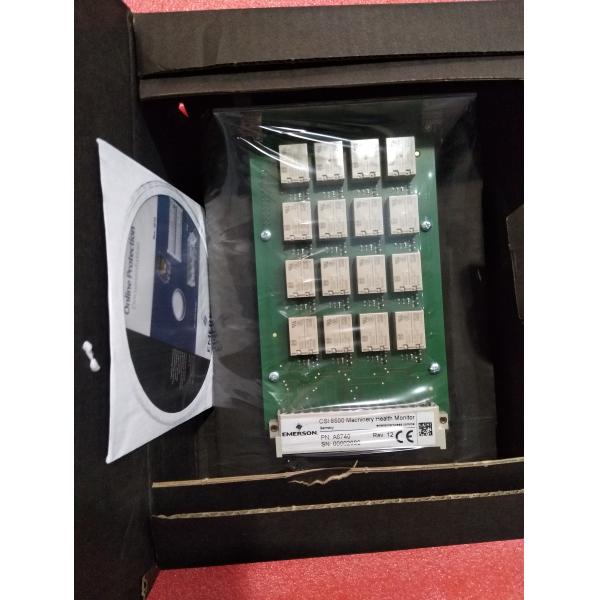 EMERSON A6740 16Ch Output Relay Module For Plant'S Most Critical Rotating Machinery