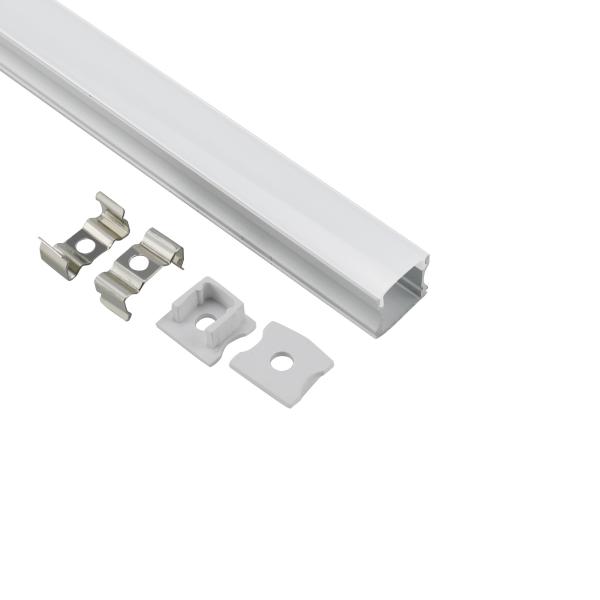 17x15mm U Shape Led Channels Surface Mounted Led Profile For Led Strip Bar Light